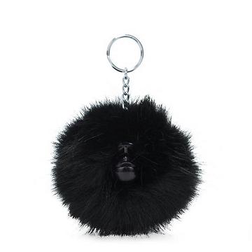 Kipling Pompom Monkey Keychain Accessories Svarte | NO 1259DF